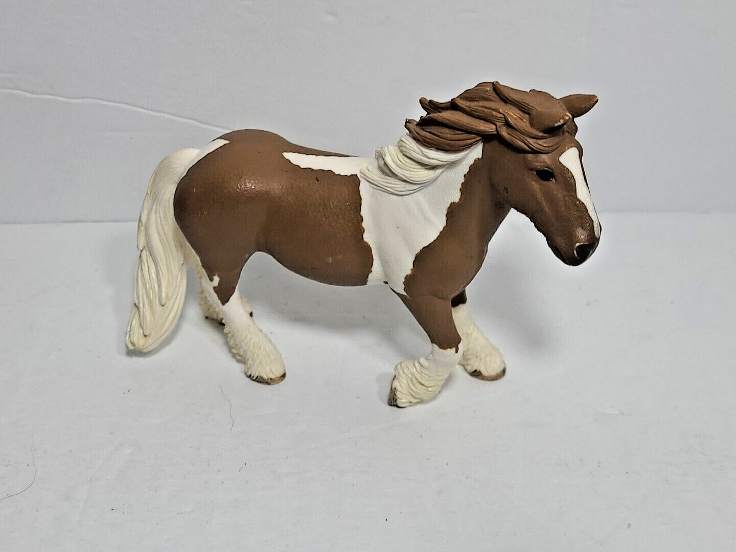 Schleich Tinker Mare Chestnut Pinto Horse,  #13773 Farm World 2014 Retired