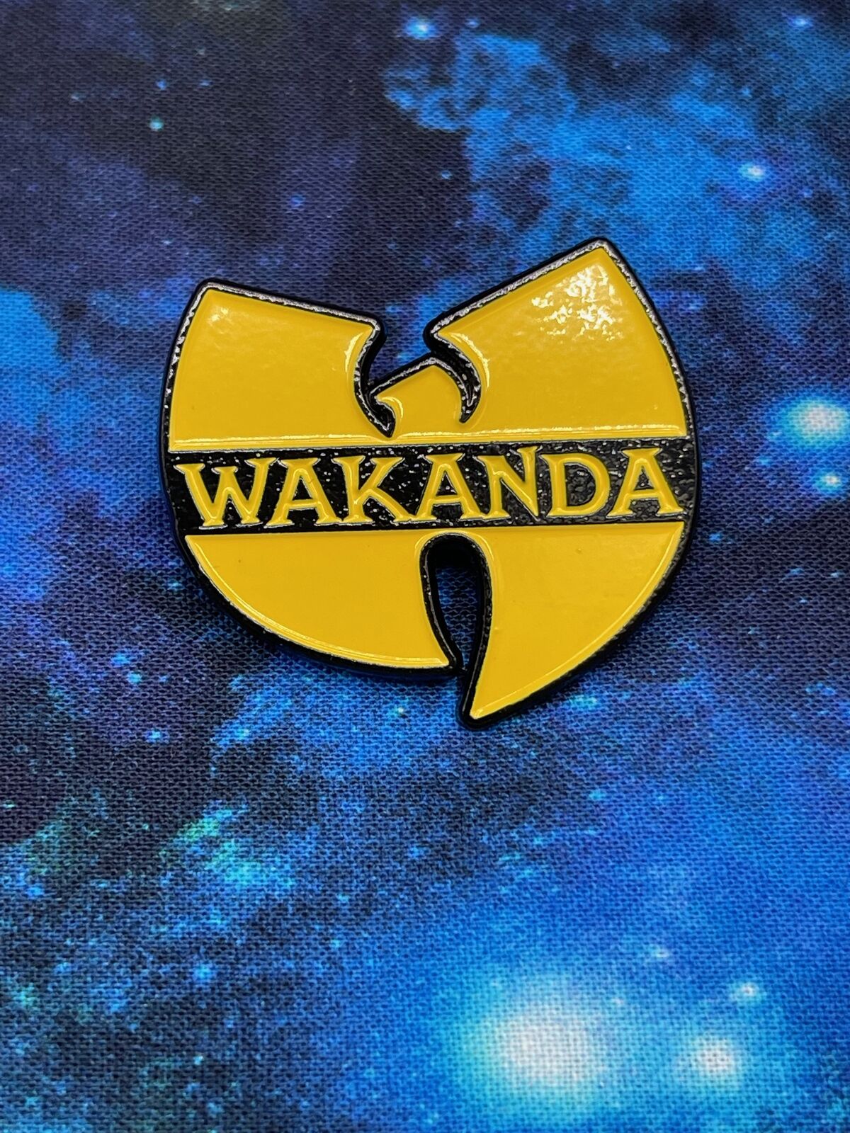 Black Panther Wakanda Forever Wu-Tang Marvel Enamel Pin