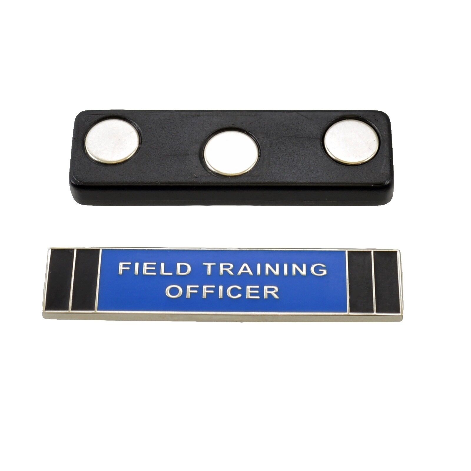 Magnetic FTO Field Training Officer Police Citation Bar Police Pin Chrome