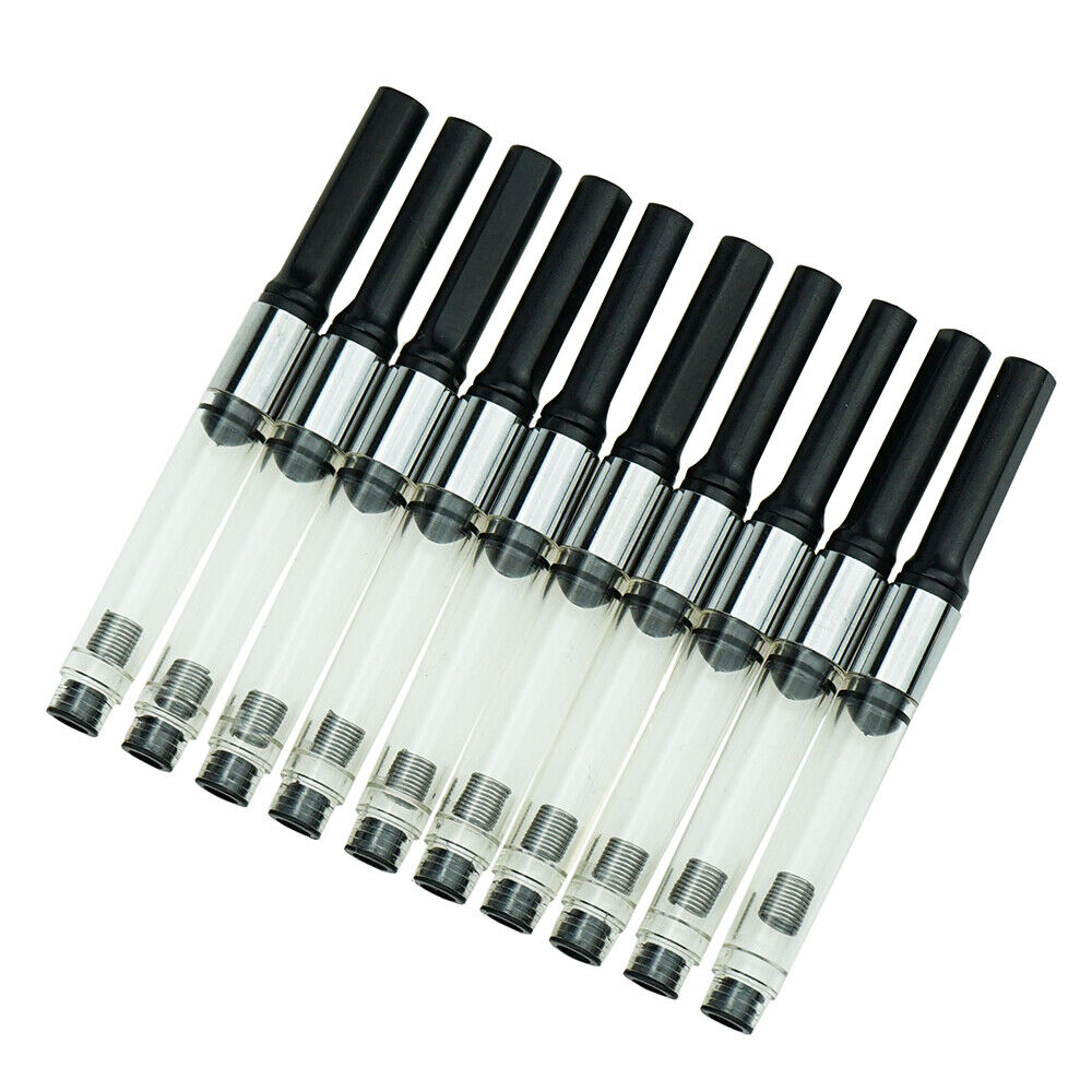 10PCS Hongdian Metal Fountain Pen Ink Converters Dia 3.4mm Fit Hongdian Pens
