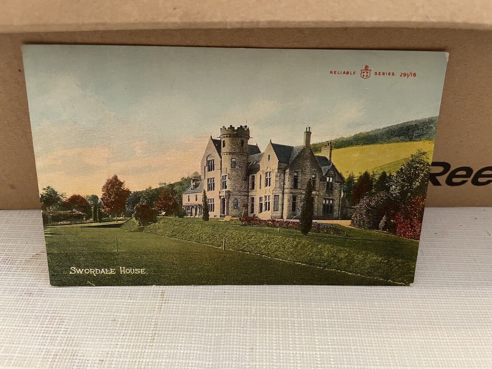 Vtg Postcard Swordale House Scotland 1907