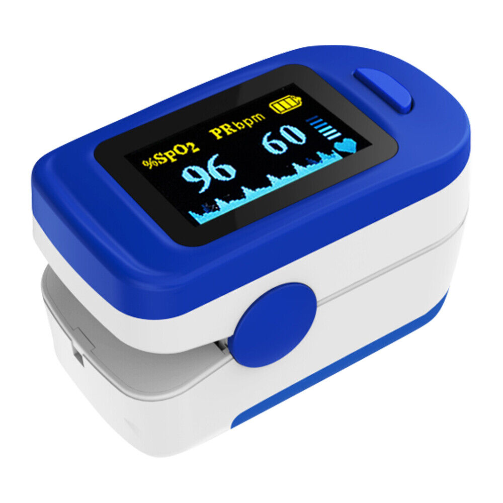 Fingertip Pulse Oximeter Blood Oxygen Saturation SpO2 Monitor Pulse Rate Monitor