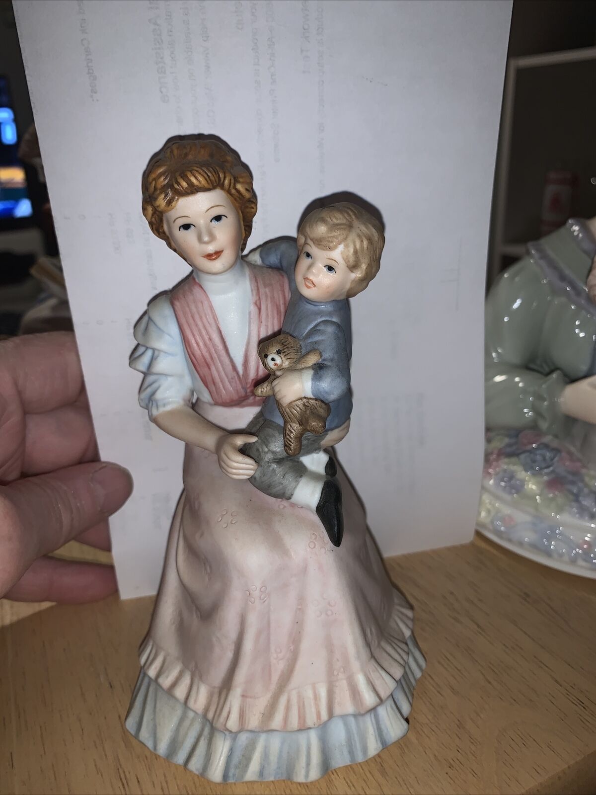 Vintage HOMCO  Mother Holding Young  Son   #1460  Retired