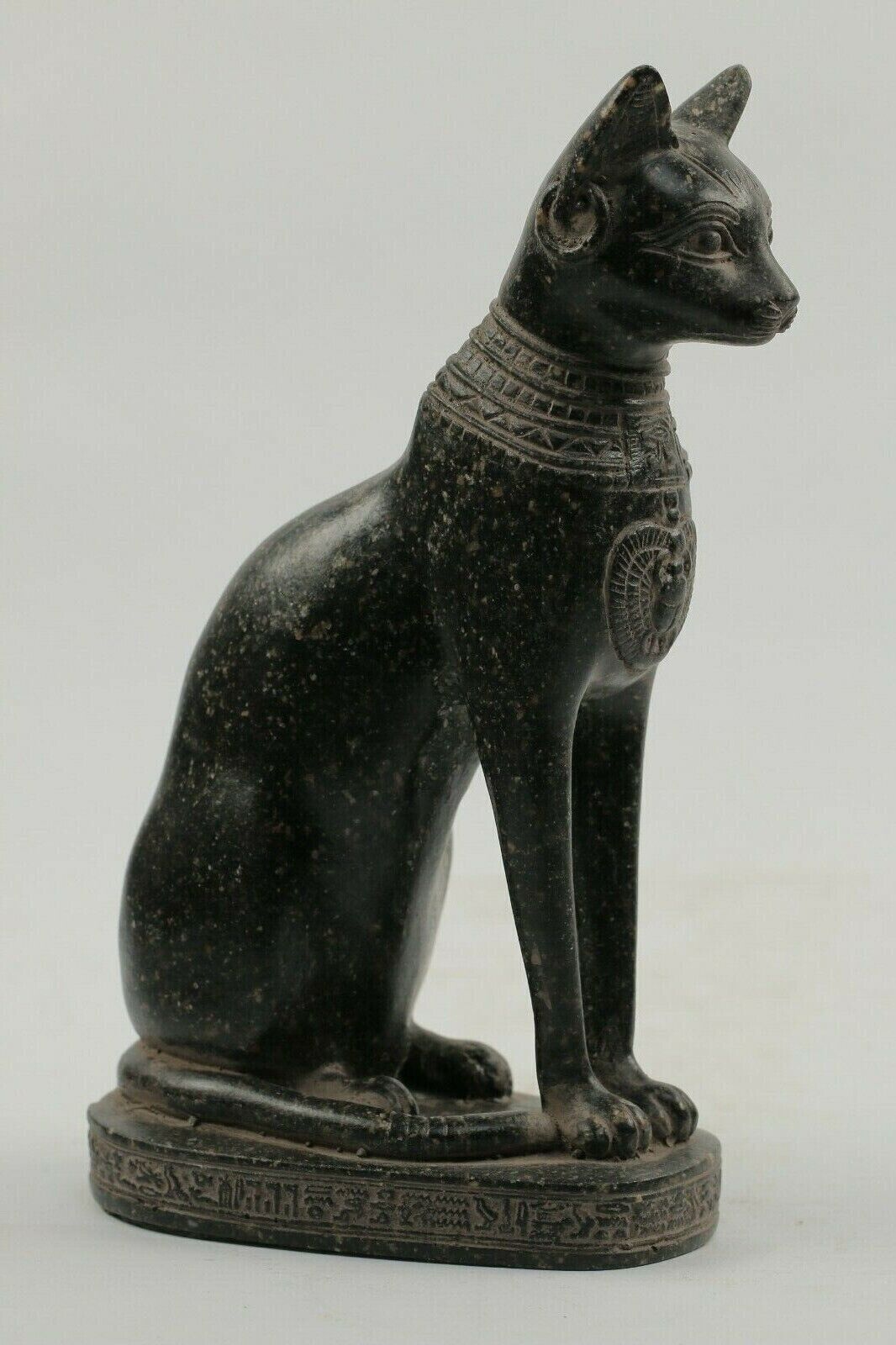 Ancient Egyptian Cat Bastet  with the scarab and HORUS Eye