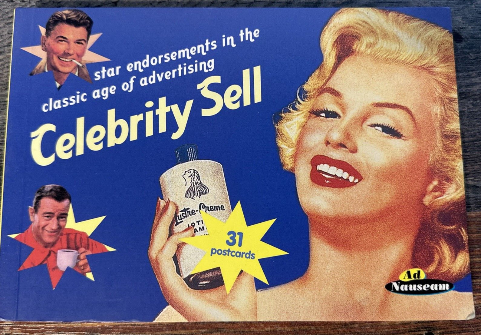 Celebrity Sell (Prion postcard book) by Ad Archives Postcard book or pack Book