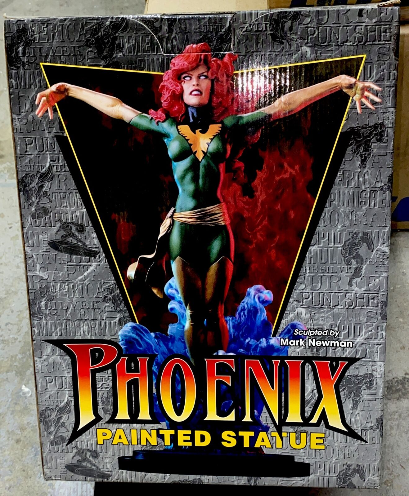 MARVEL PHOENIX PAINTED STATUE 645/4000 1/8 SCALE LIMITED ED 12\