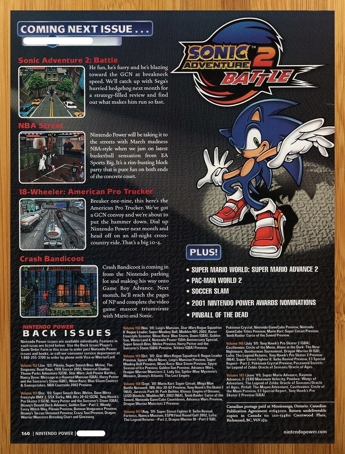 2001 Sonic Adventure 2 Battle Gamecube Print Ad/Poster Official Video Game Art
