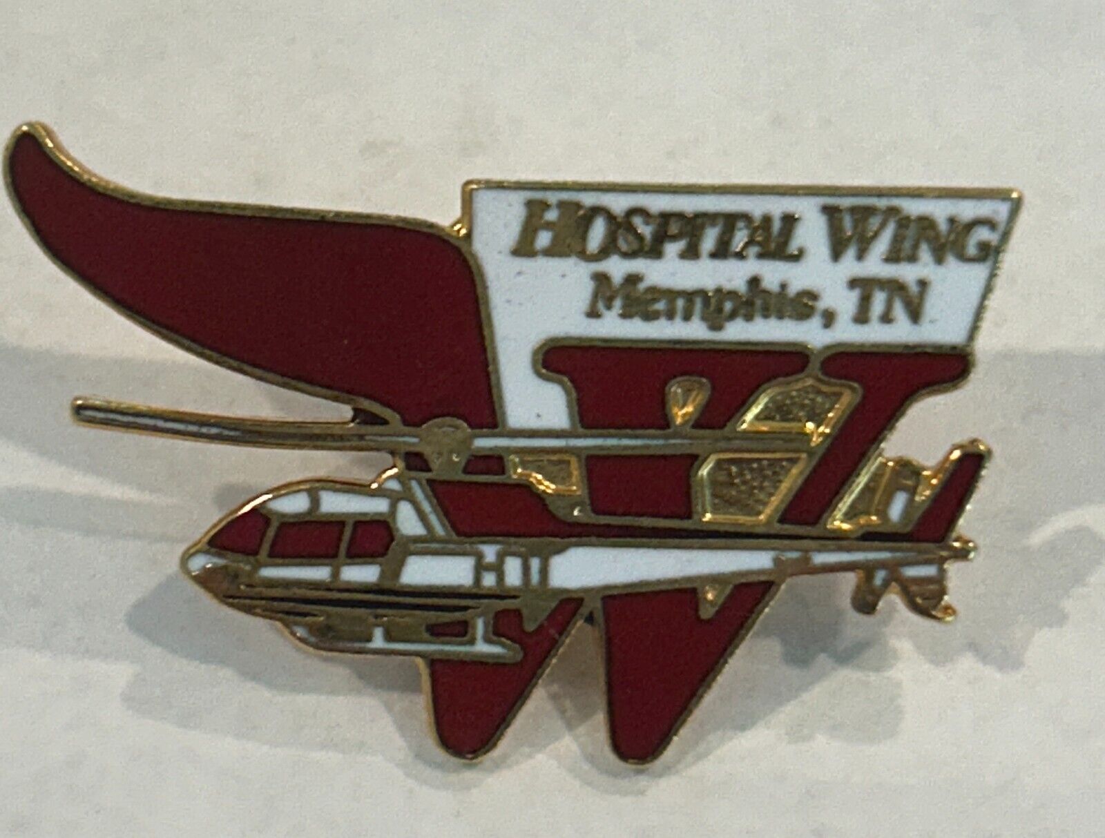 Hospital Wing Memphis, TN Helicopter Collector Pin