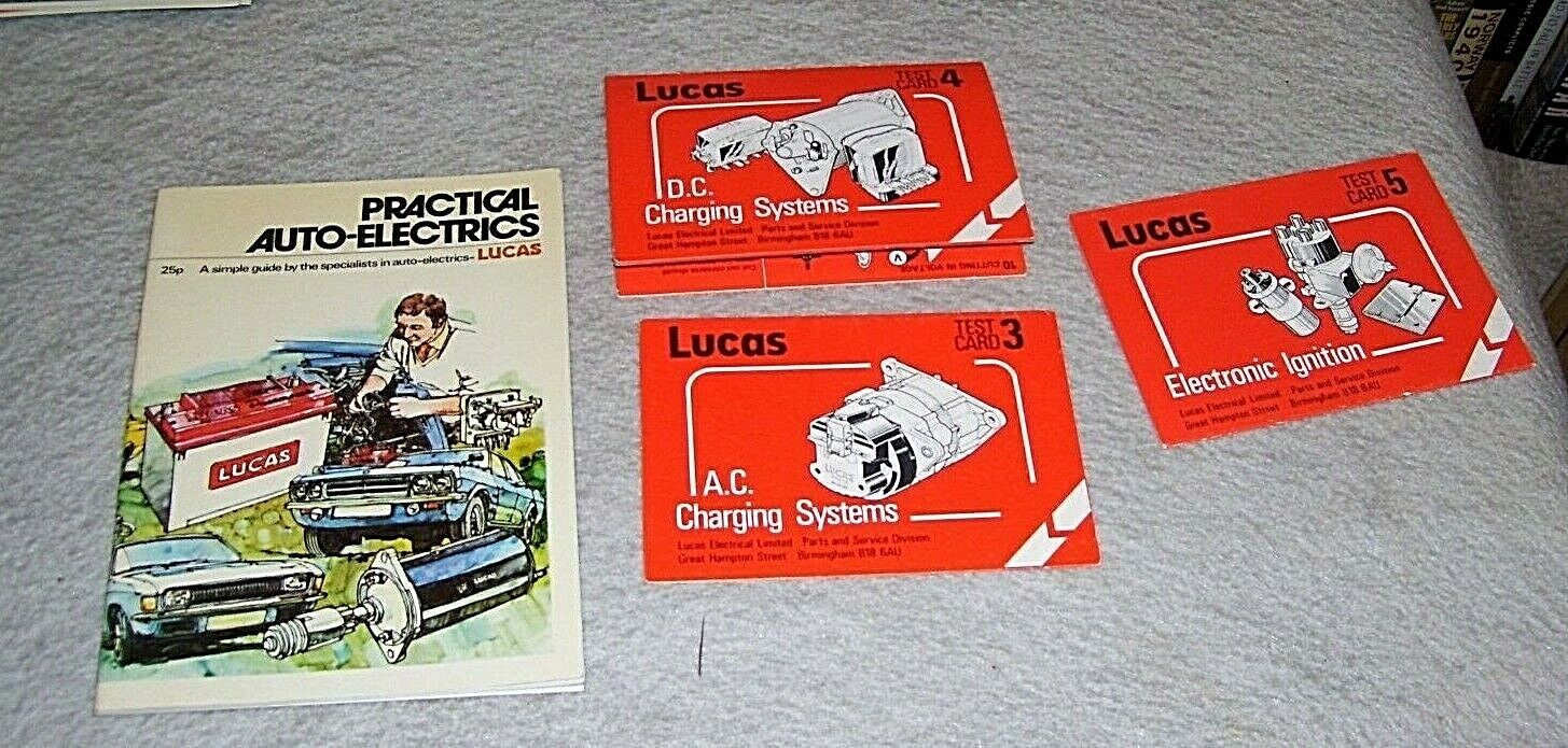 PRACTICAL AUTO-ELECTRICS A simple guide by LUCAS Pub no PLT6057 Not dated ?1970s