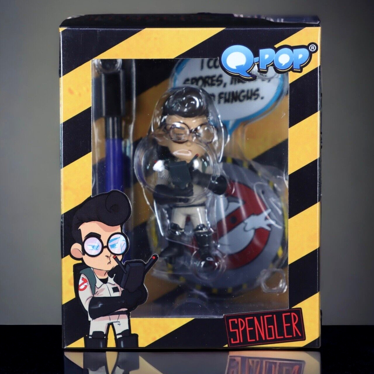 Ghostbusters Egon Spengler Figure Q-Pop QMx Quantum Mechanix 2015 Never Opened
