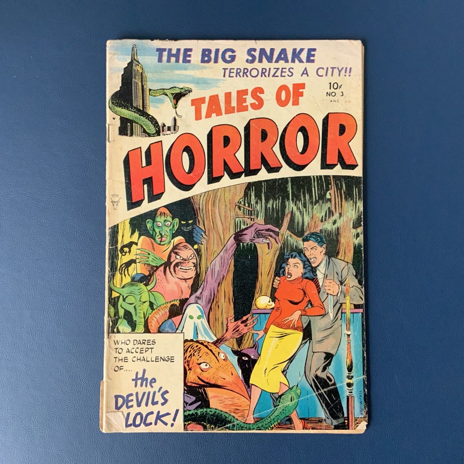 Tales Of Horror, #3, Nov. 1952, RARE PRE-CODE HORROR