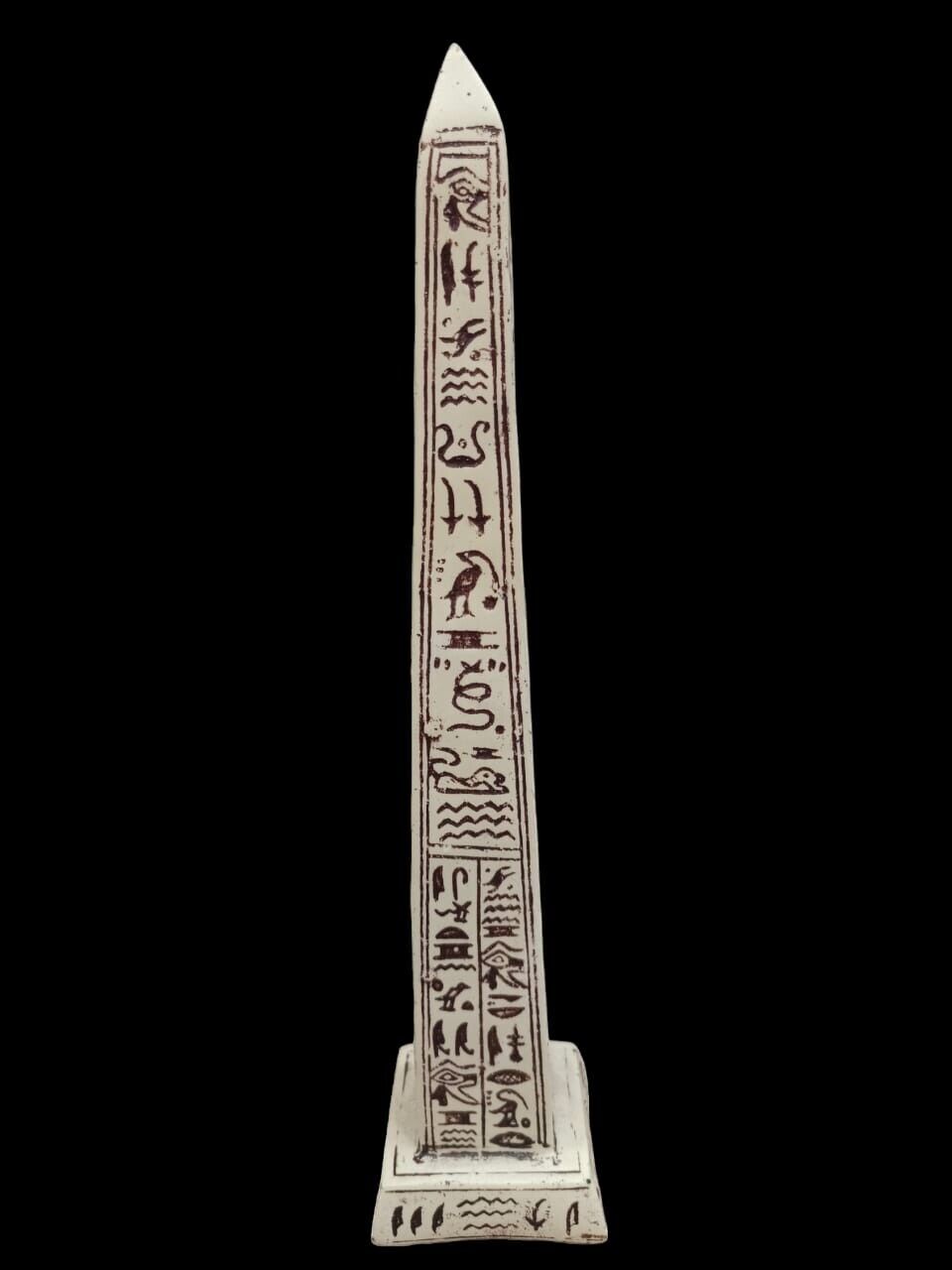 Ancient Egyptian Monument Obelisk with Hieroglyphs - Egyptian statue of an ancie