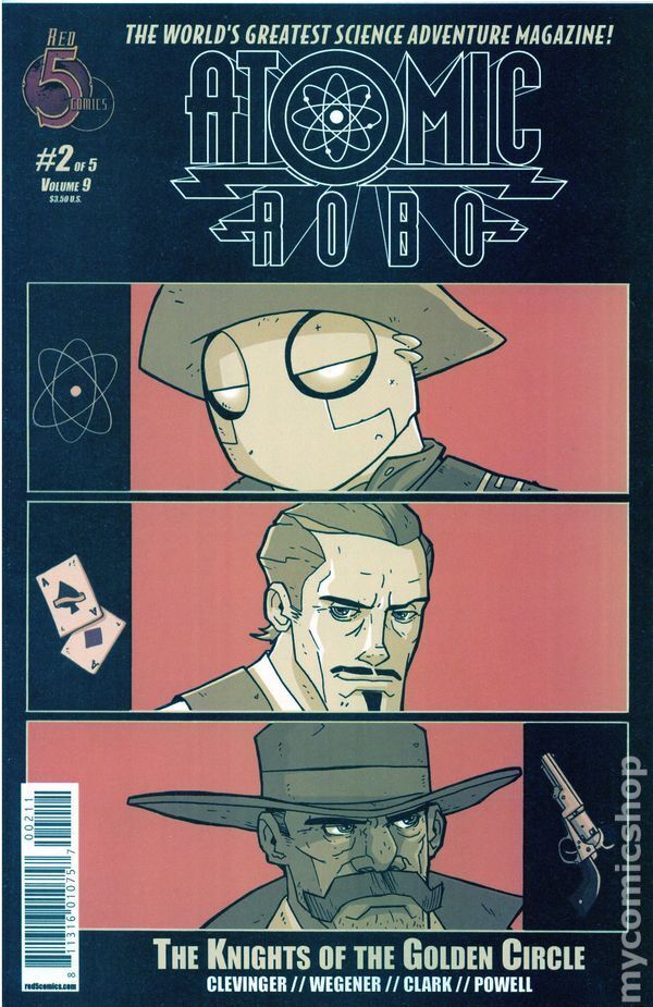 Atomic Robo Knights of the Golden Circle #2 VF 2014 Stock Image