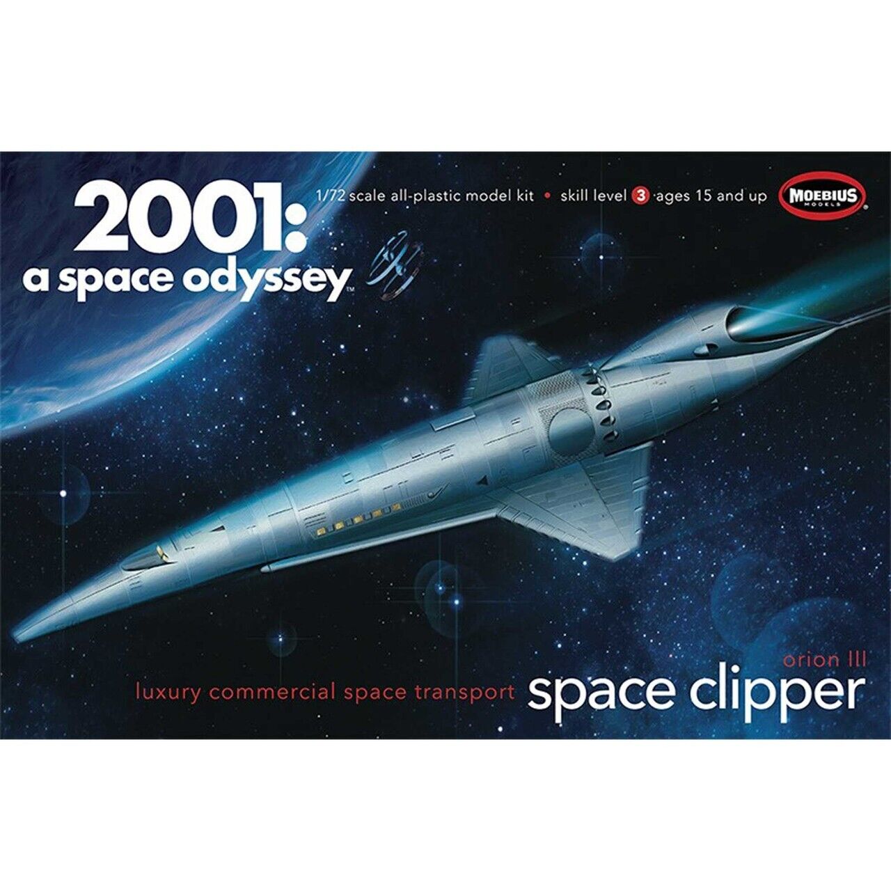 Moebius 2001: A Space Odyssey Pan Am 1/72 Space Clipper Markings/ Reference Set