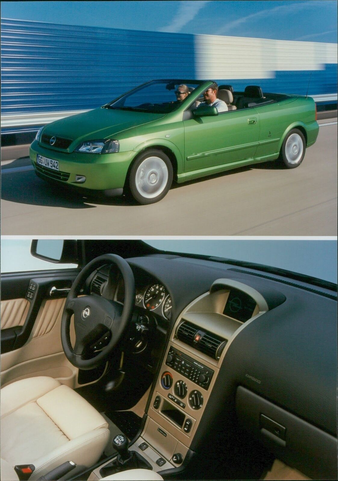 2001 Opel Astra Cabrio - Vintage Photograph 3361165