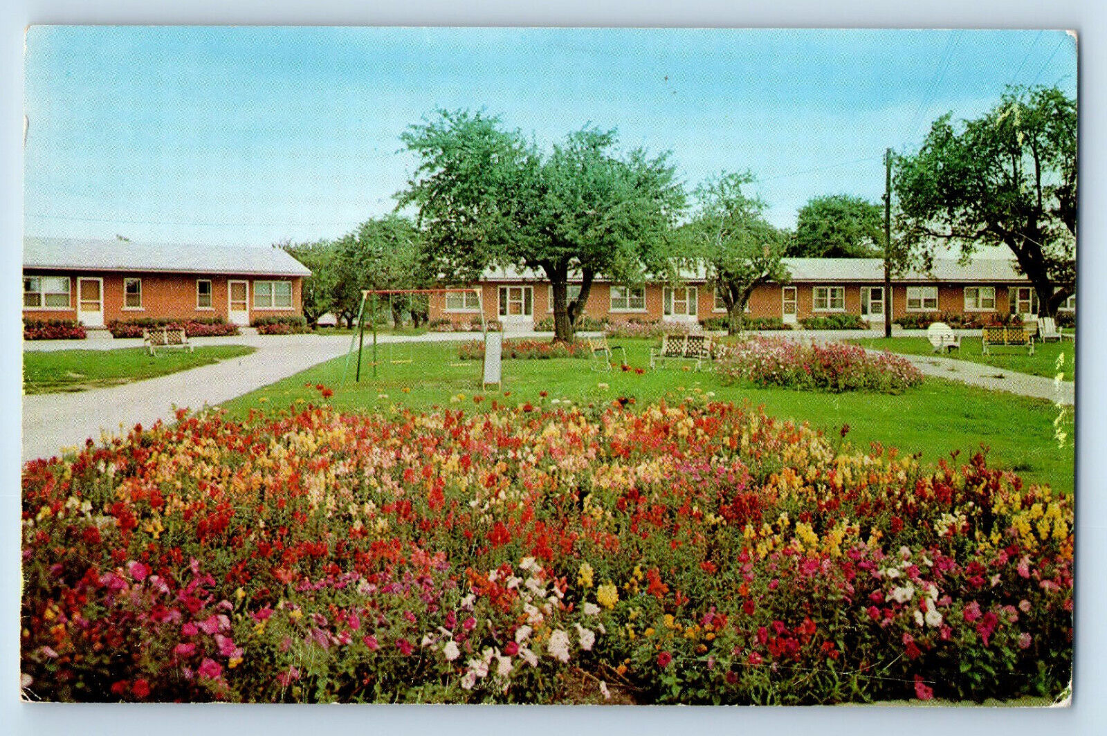 Niagara Falls Ontario Canada Postcard Orchard Grove Motel 1960 Vintage