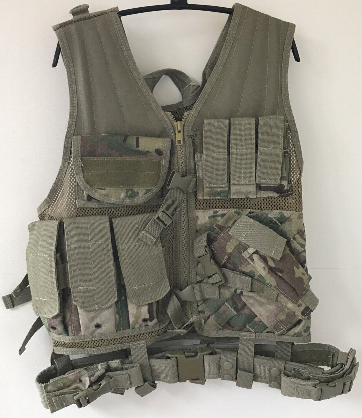 Rothco Multicam Tactical Cross Draw Digi Camouflage Combat Molle Military Vest