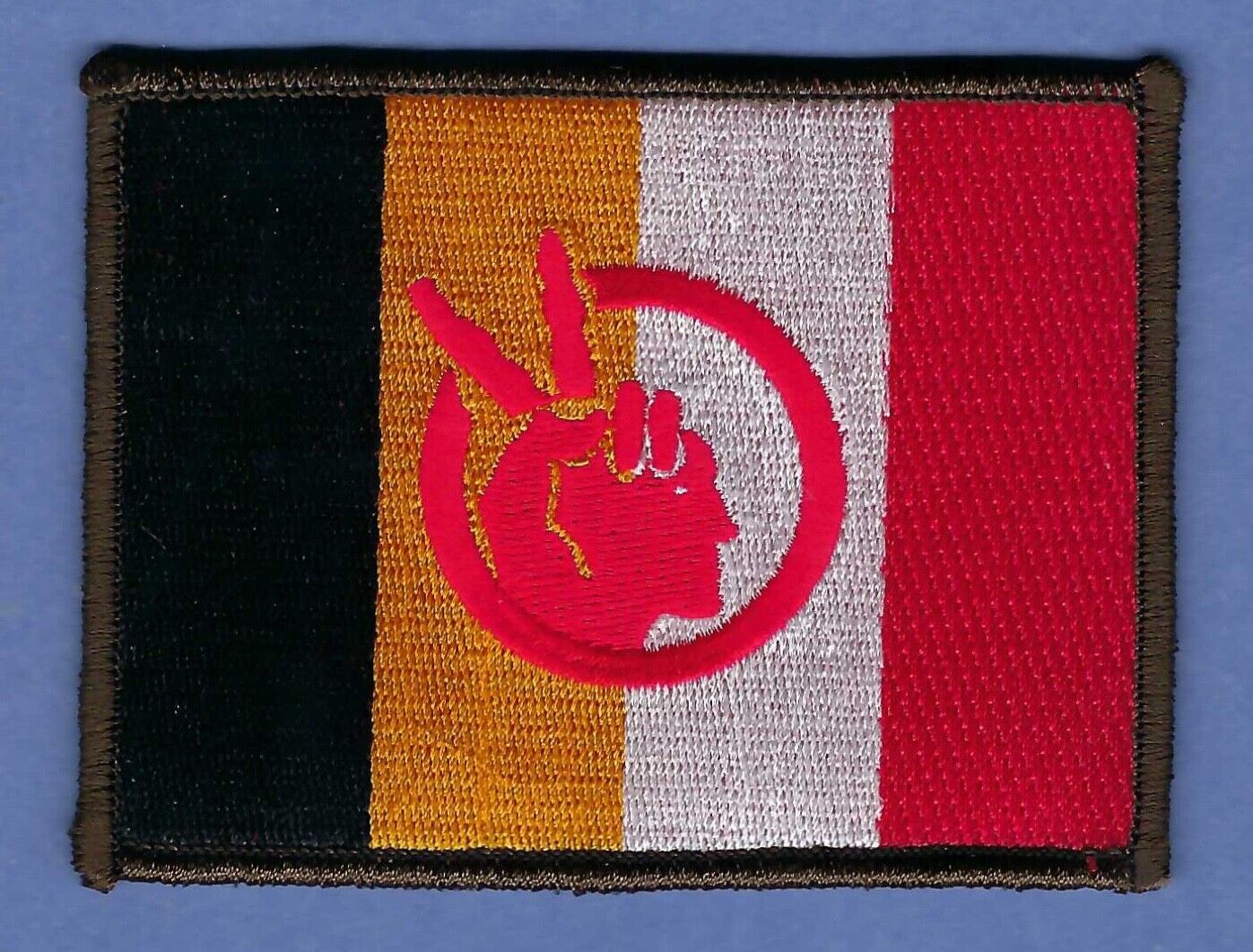 AIM AMERICAN INDIAN MOVEMENT FLAG PATCH