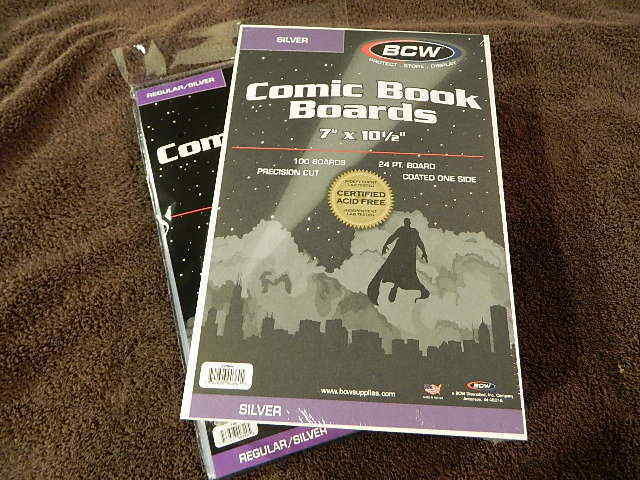 100 New BCW Silver Age Comic Book Bags And Boards - Acid Free - Archival Storage