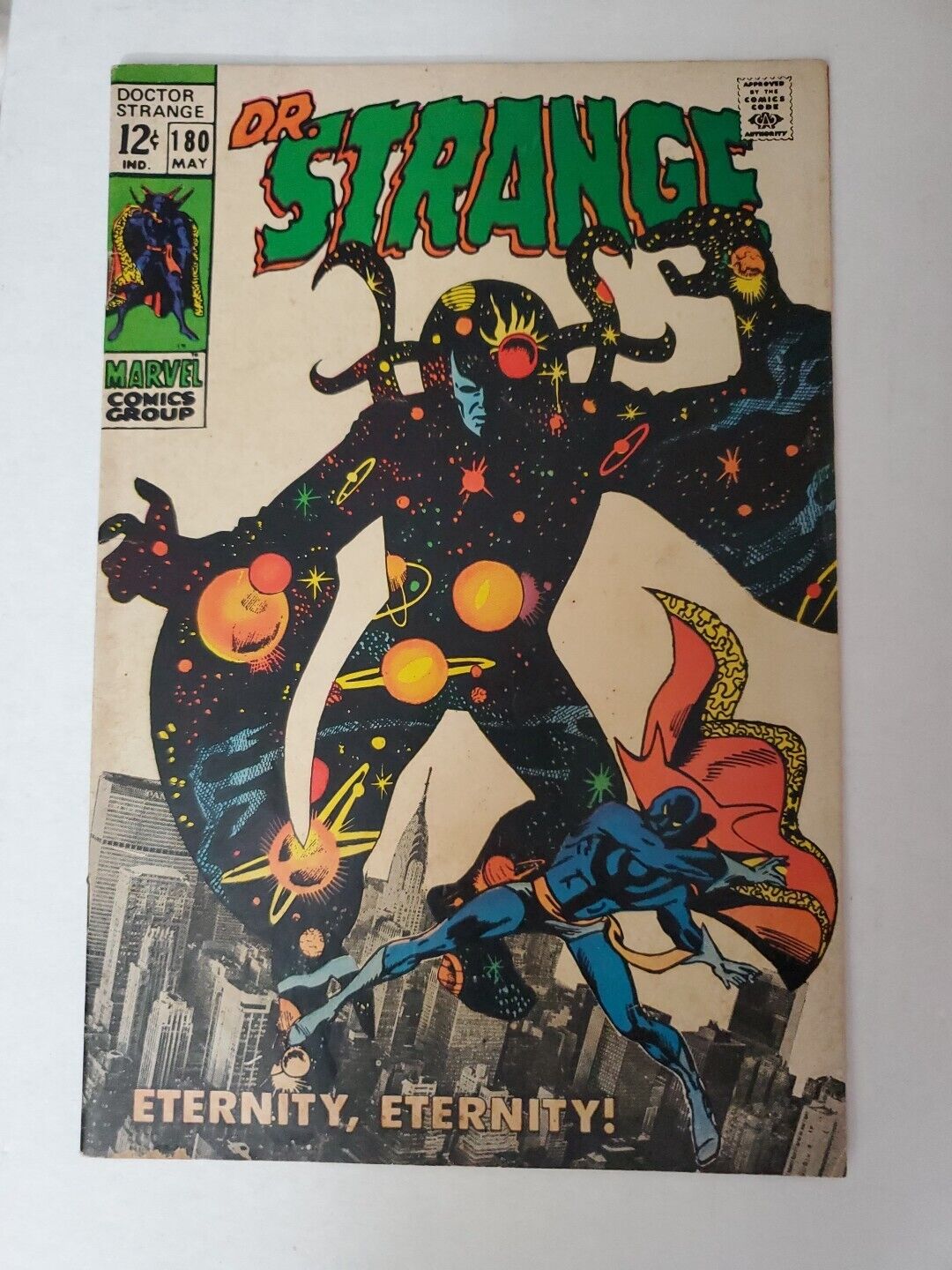 Doctor Strange #180 ETERNITY ETERNITY May 1969, Gene Colan art, Roy Thomas VF
