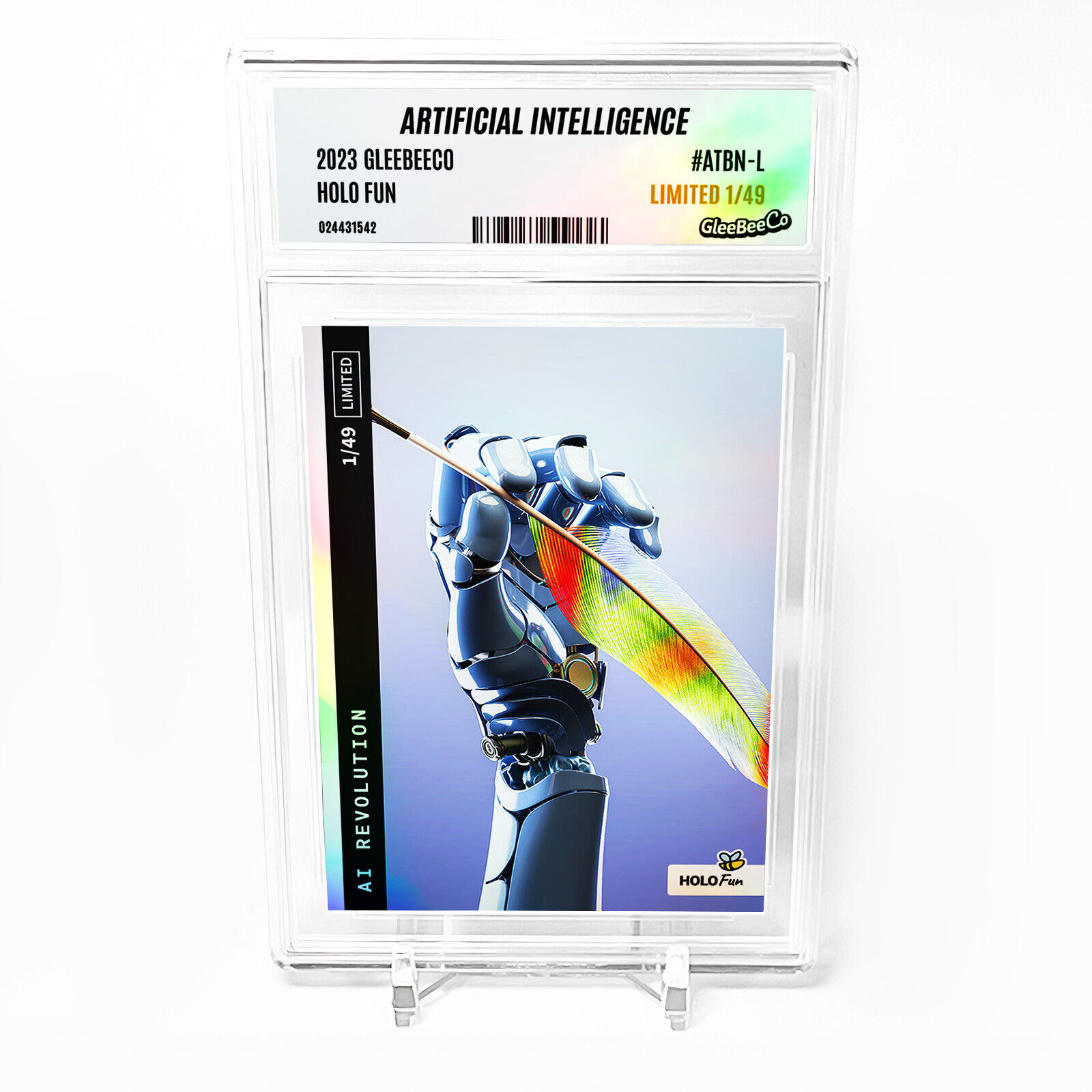 ARTIFICIAL INTELLIGENCE Card 2023 GleeBeeCo Holo Fun #ATBN-L Limited to Only /49
