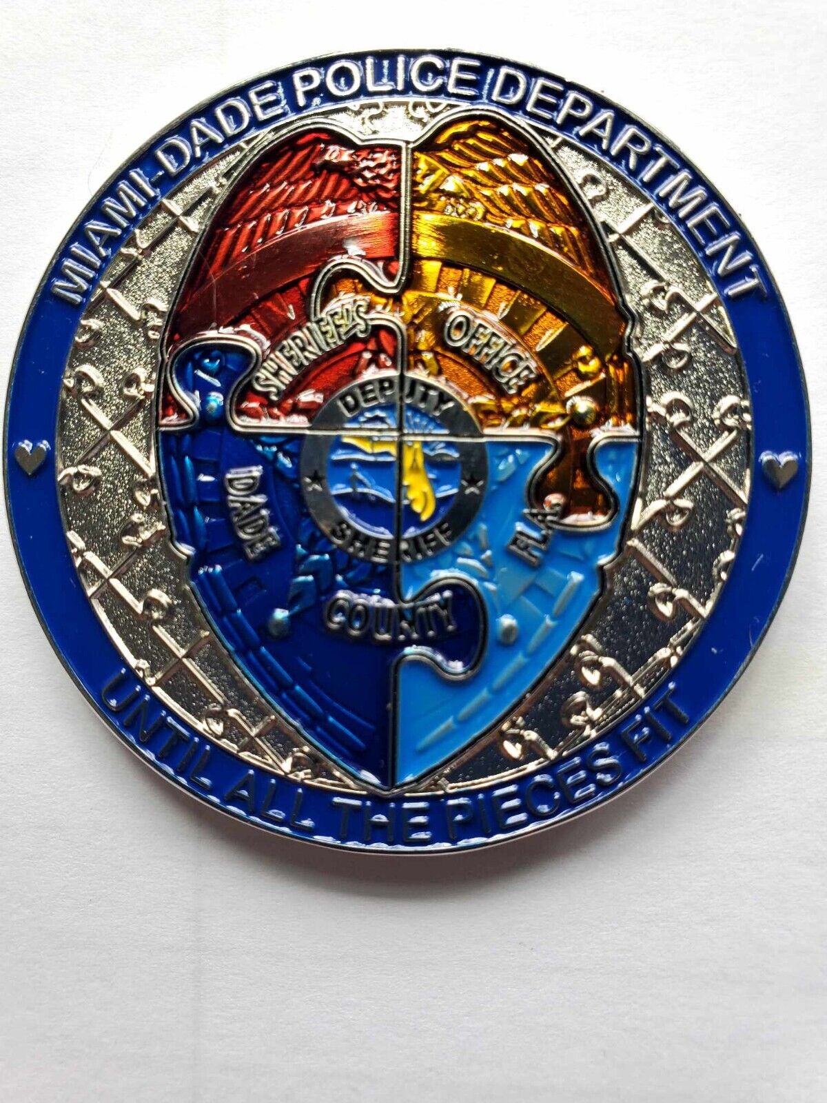 Miami-Dade  Police- Fl Autism Fundraising Coin Hammocks District