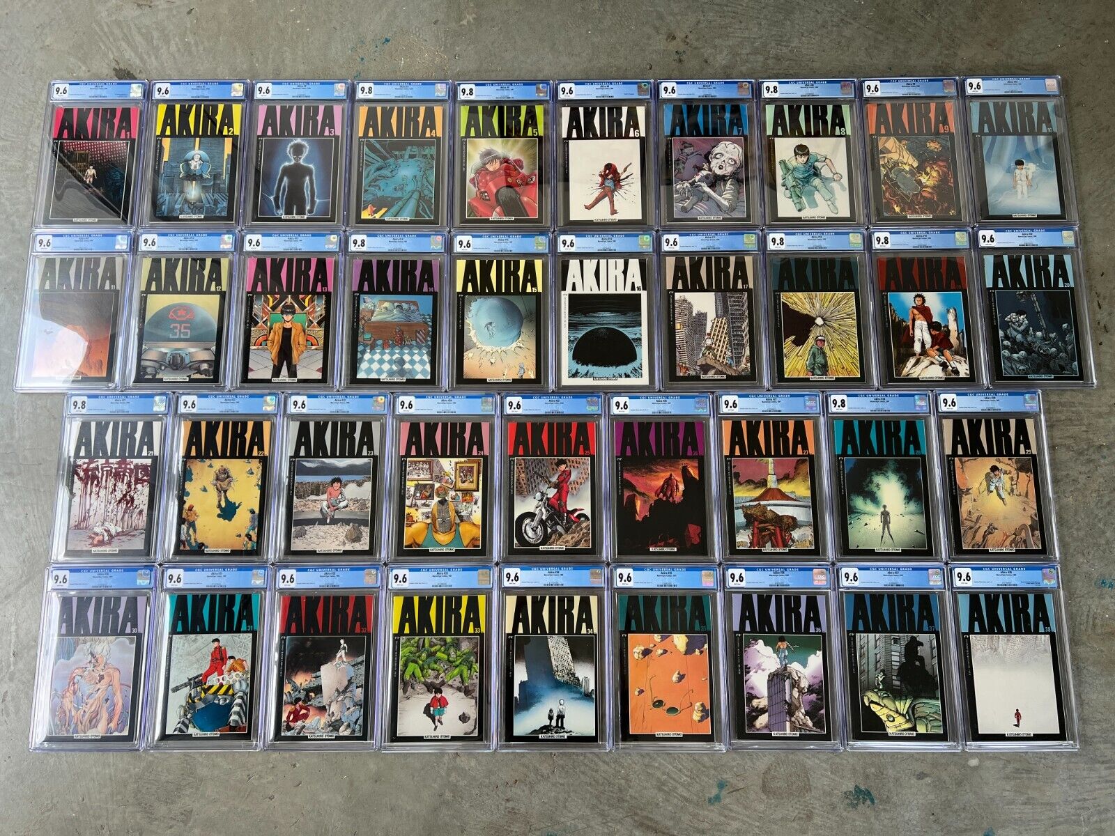 Akira #1-38 COMPLETE SET (Marvel/Epic Comics) Graded CGC 9.6 - 9.8 🔥 1988-1995