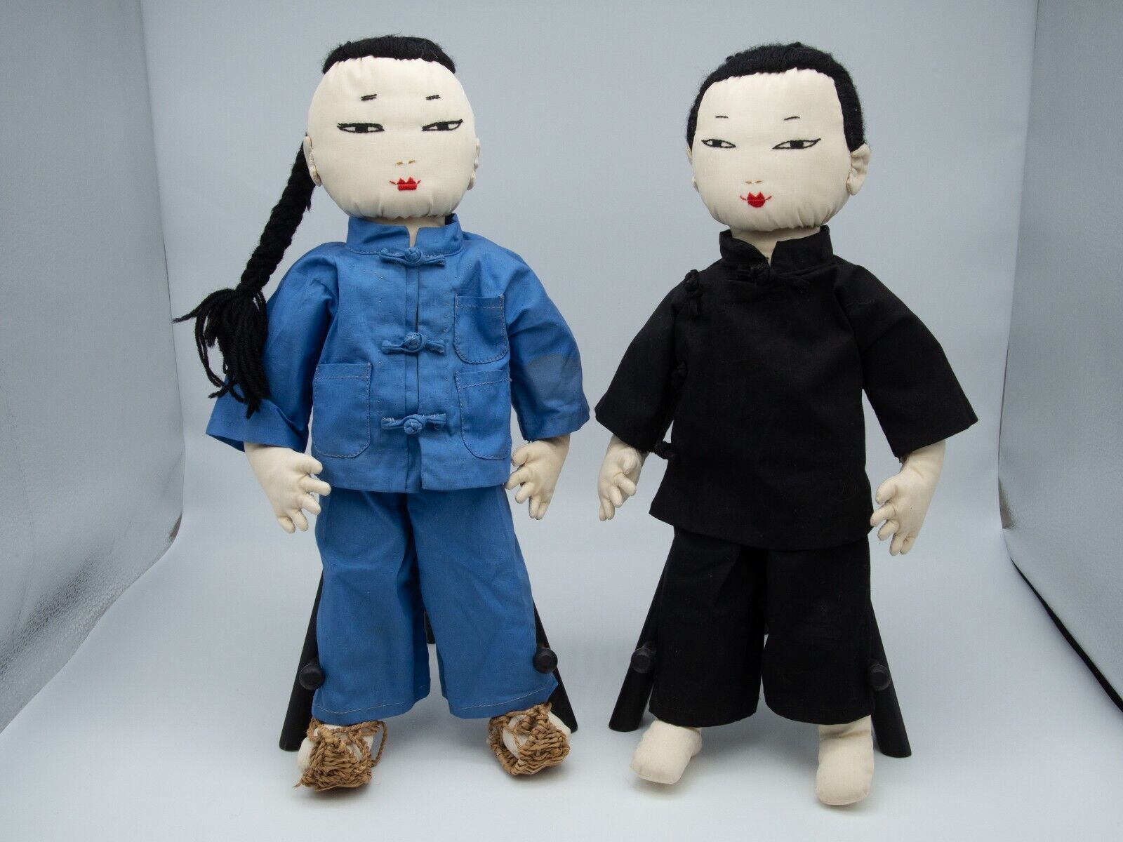 ADA LUM Japanese Dolls Lot of 2 Rare Vintage 