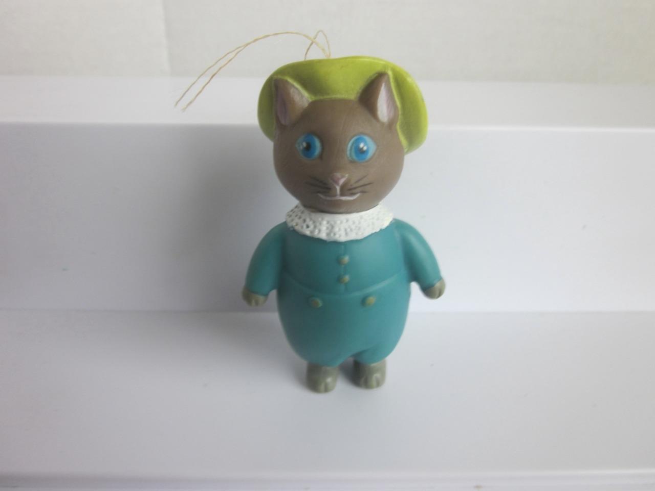 Vintage 1976 Eden Toys Beatrix Potter Tom Kitten Rubber Figure