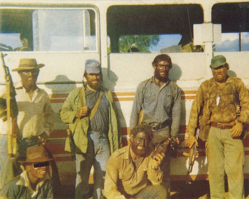 COLOR Photo Rhodesian Selous Scouts Rhodesia FN FAL RLI UDI Zimbabwe 