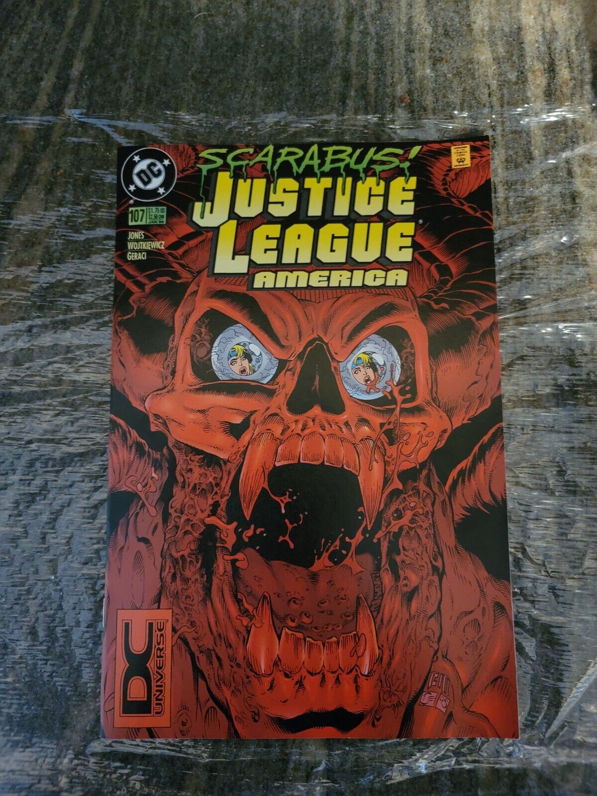 Justice League America #107 (1996) DC Universe DCU Logo Variant RARE Scarce HTF