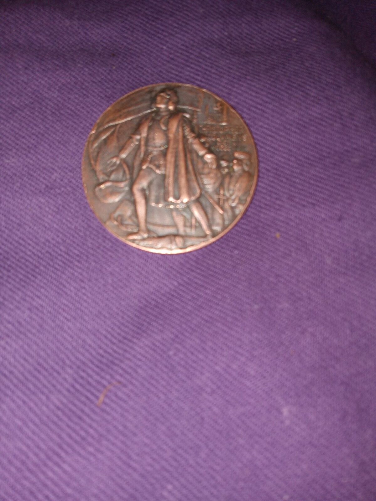 1892-1893 Worlds Columbian Exposition Award Bronze Medal
