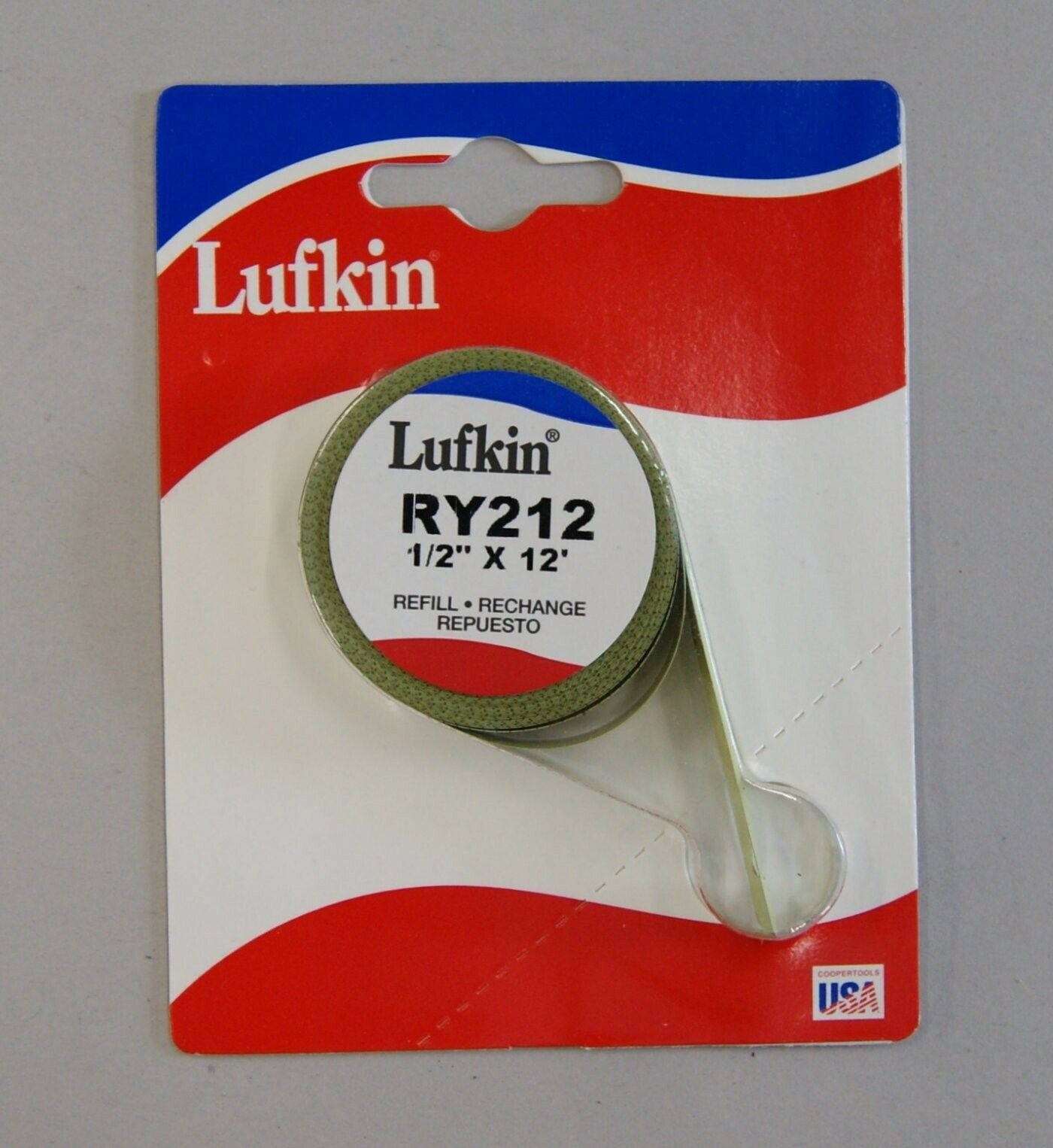 RARE NOS Carded 1/2 x 12' Lufkin USA RY212 Replacement Tape Measure Blade L-4071