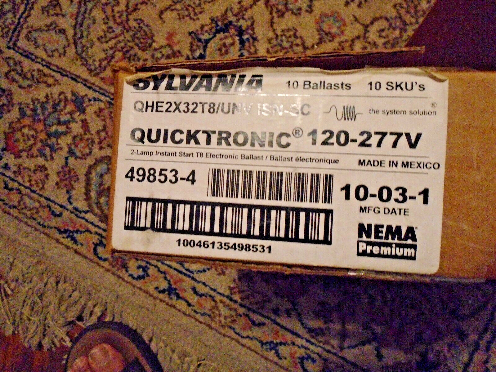 Reattore Dimmerabile OSRAM SYLVANIA QHE 3x32/UNV/DIM/TLC, 120/277V, Per 3 Lampade T8