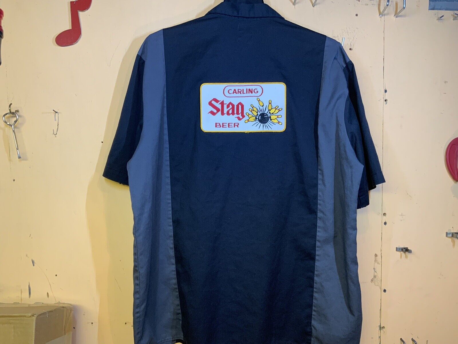 STAG BEER BOWLING SHIRT DICKIES 3XL 🎳🍺🎳🍺🎳🍺🎳🍺🎳🍺