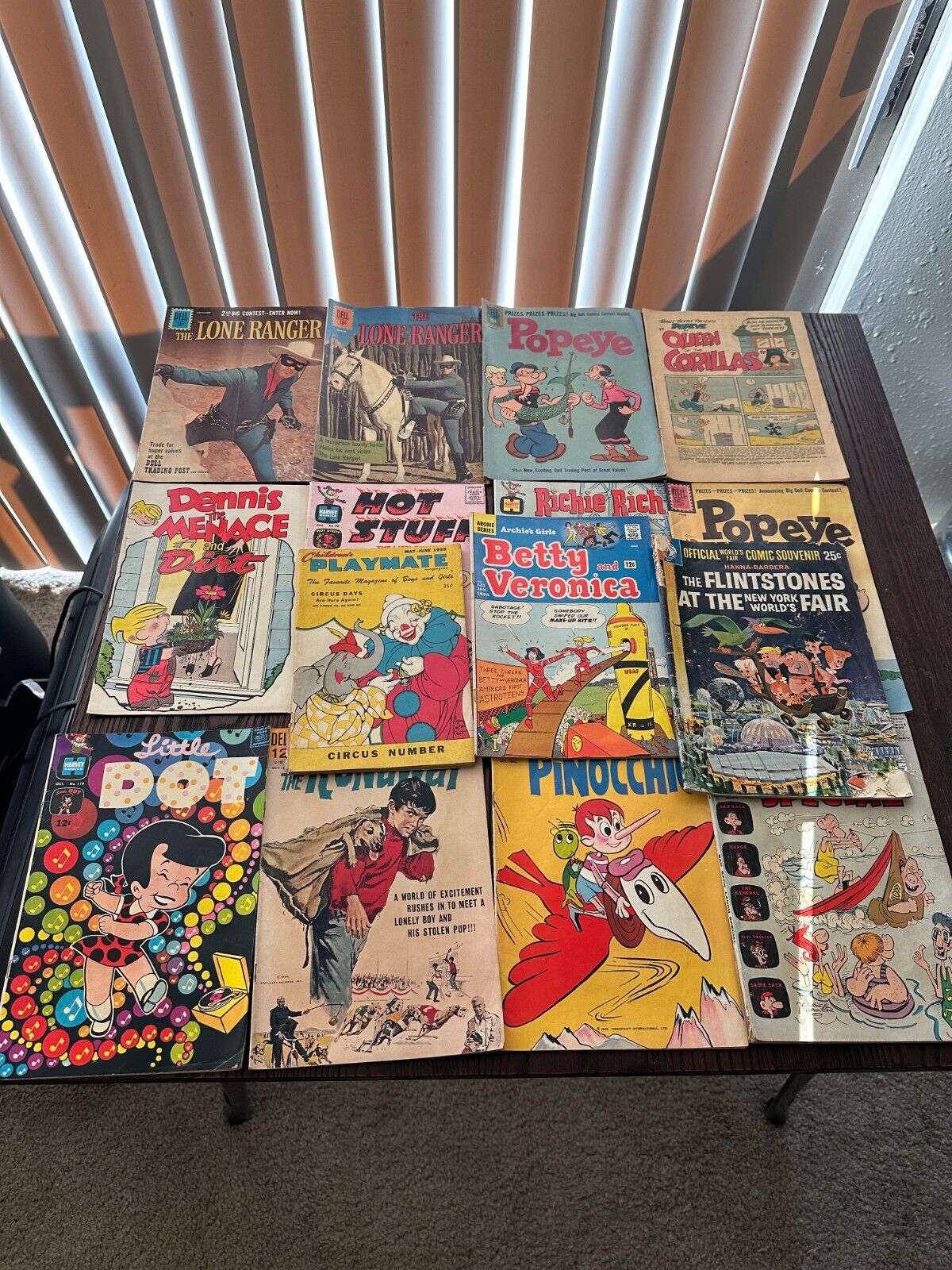 Vintage Lot Of Comic Books Lone Ranger, Richie Rich, Betty Veronica, Playmate