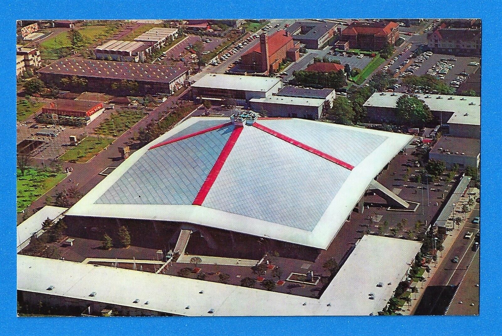 1960's Seattle Center Coliseum Post Card -NHL Kraken Climate Pledge Arena Sonics