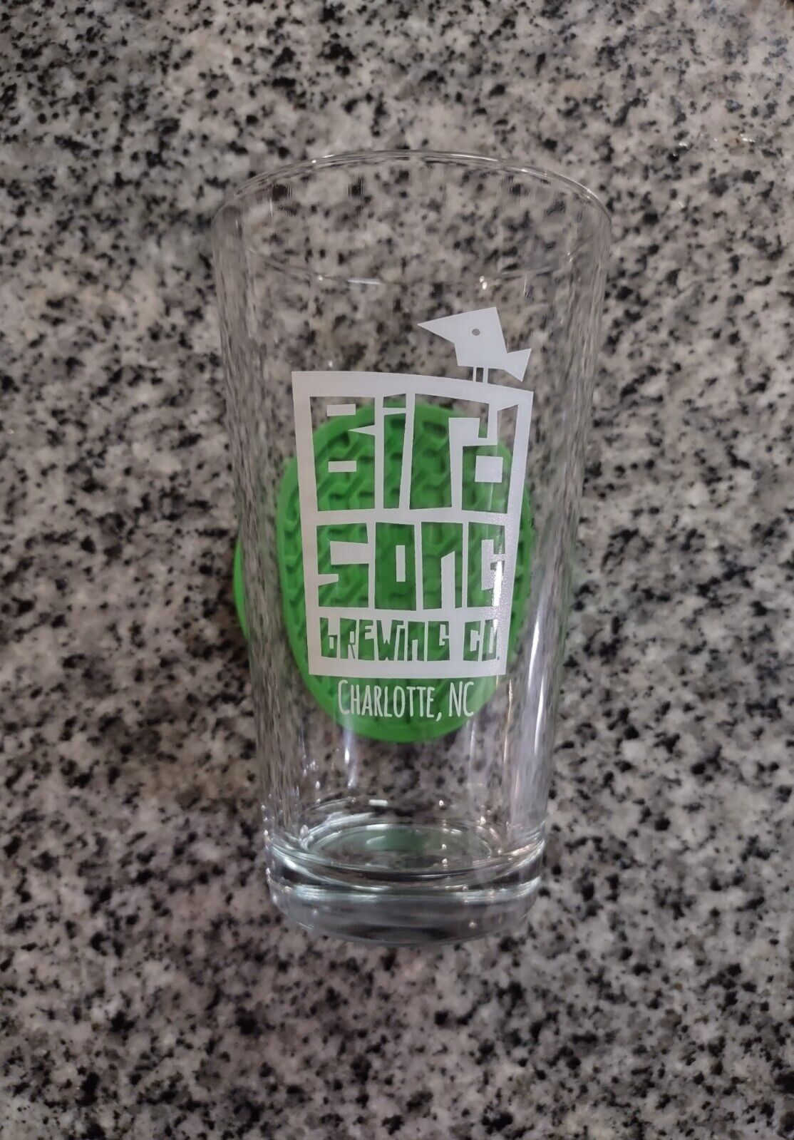 Bird Song Brewing Co. Beer Glass, Charlotte, NC