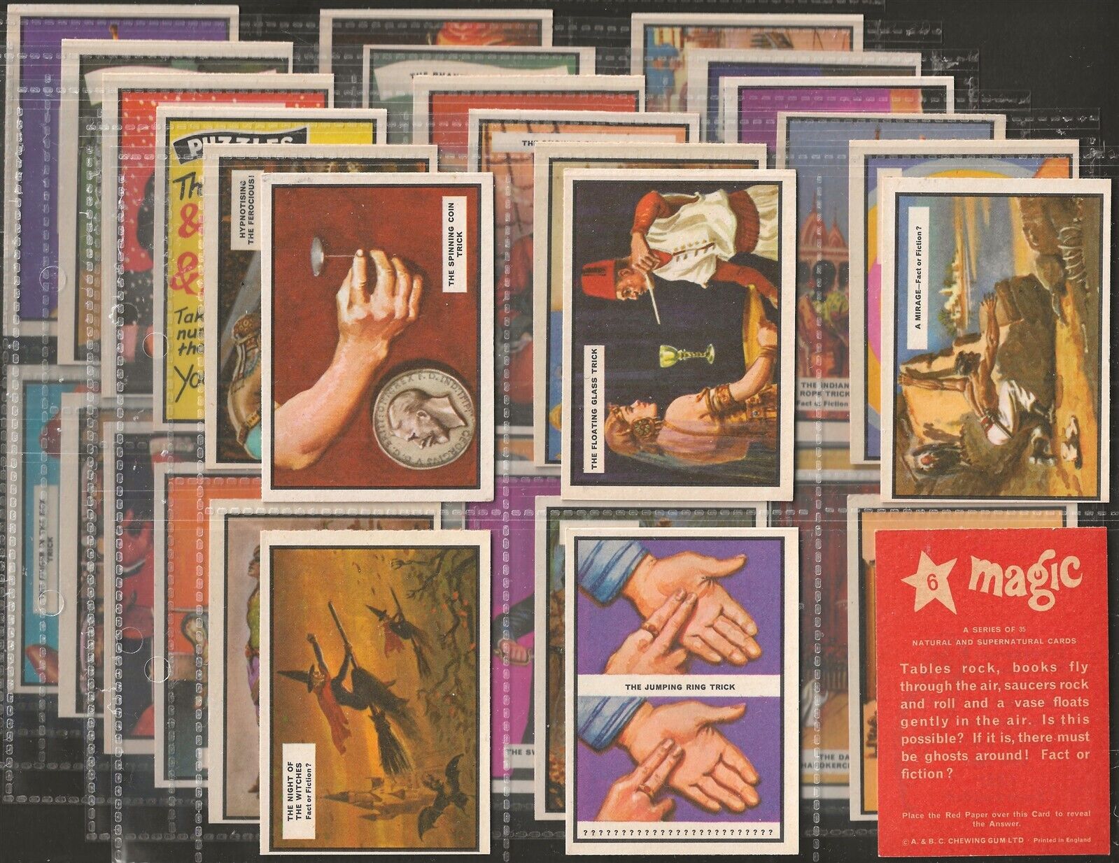 A&BC-FULL SET- MAGIC 1967 (X36 CARDS) NR.MINT/MINT