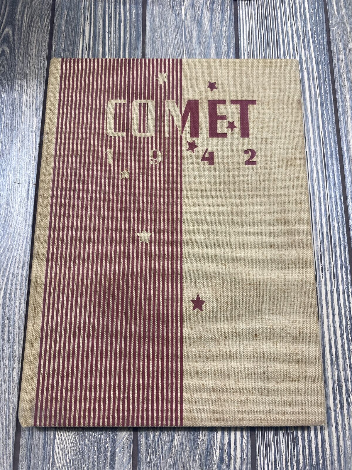 Vintage The Comet High School Year Book 1942 Bellevue Ohio 