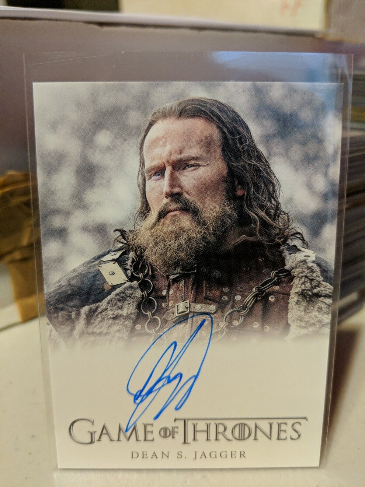 Game Of Thrones Complete Series Vol 2 Dean S. Jagger Autograph Card Full-bleed L