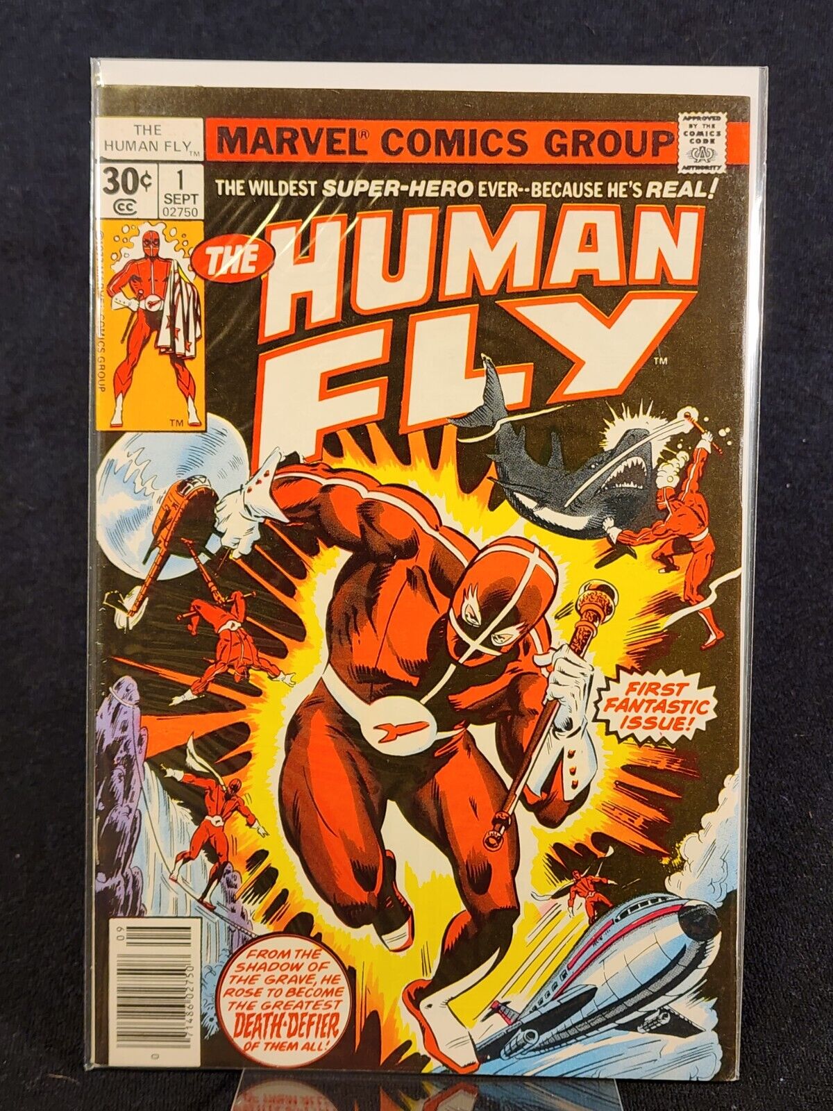 Human Fly #1 8.0-9.0 Origin, Spider-Man Appearance
