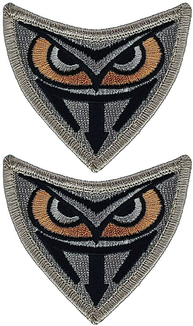 Blade Runner Tyrell Genetic Replicants Owl Logo PATCH |2PC HOOK BACKING 2.5\