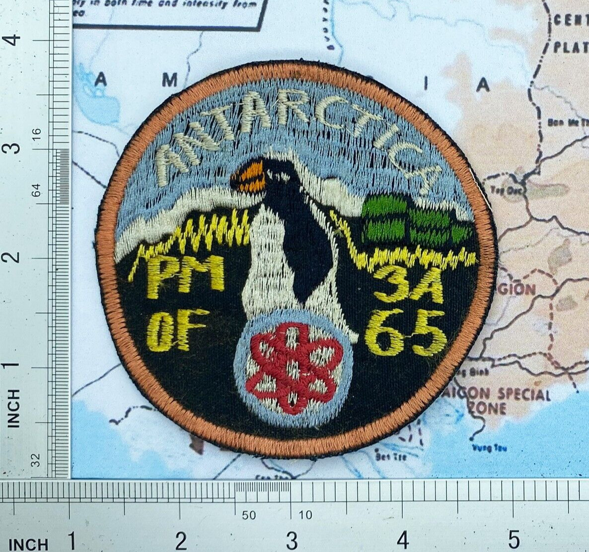 Patch , US Navy Patch OPERATION DEEP FREEZE ANTARCTICA PATCH pm , 3a , t3-949
