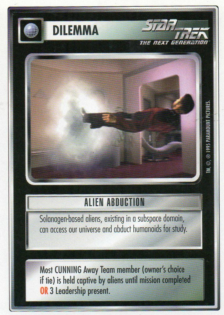 Star Trek CCG Premiere Uncommon   (WB) 1995 Individual Trading Cards 