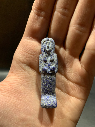 Gorgeous piece of ISIS goddess of the magic and healing made from lapis lazuli
