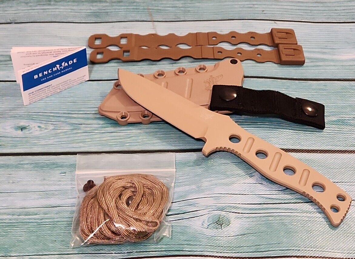 🔥New Benchmade Adamas Fixed Knife 375SN - Desert Sand Finish🔥