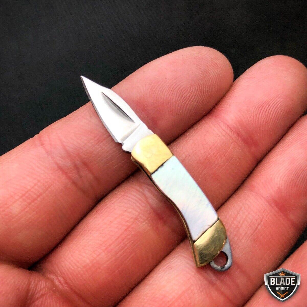 WORLD'S SMALLEST WORKING Folding Mini Real Blade POCKET KNIFE w Key Chain NEW