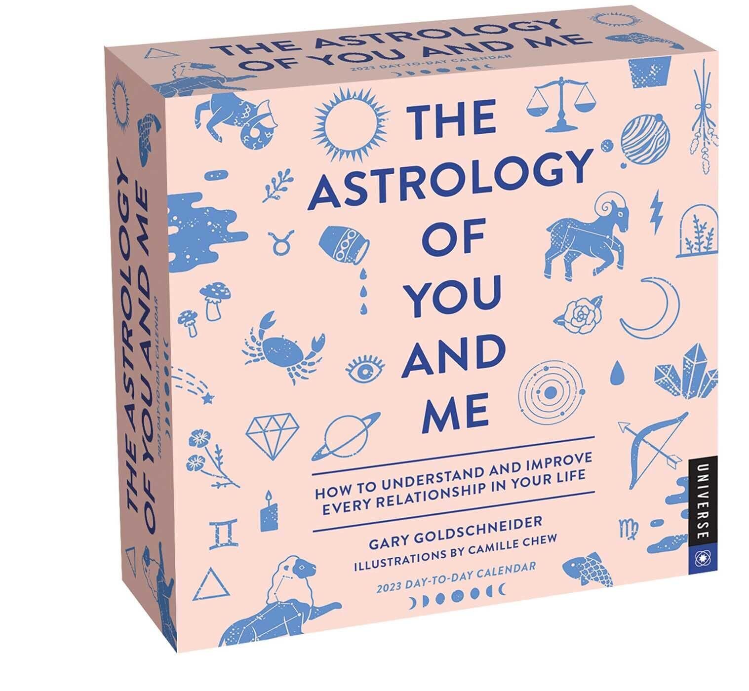 ASTROLOGY OF YOU AND ME - 2023 DAILY DESK CALENDAR - BRAND NEW - 342218
