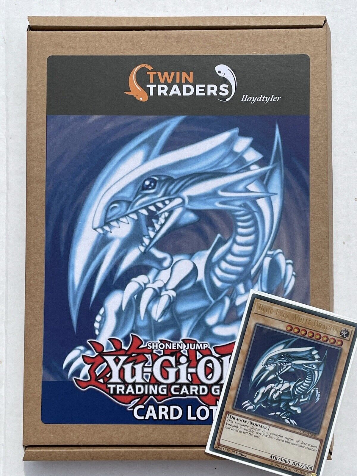 Yugioh 200 Cards Bundle 20 Rare 20 Holos + 1 BLUE-EYES WHITE DRAGON Collection